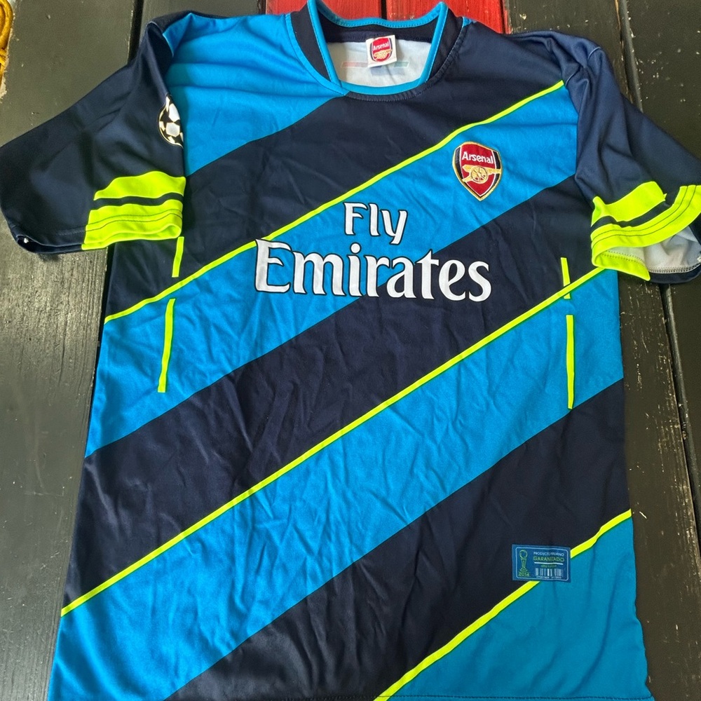Arsenal fly emirates soccer jersey Alexis #17 small